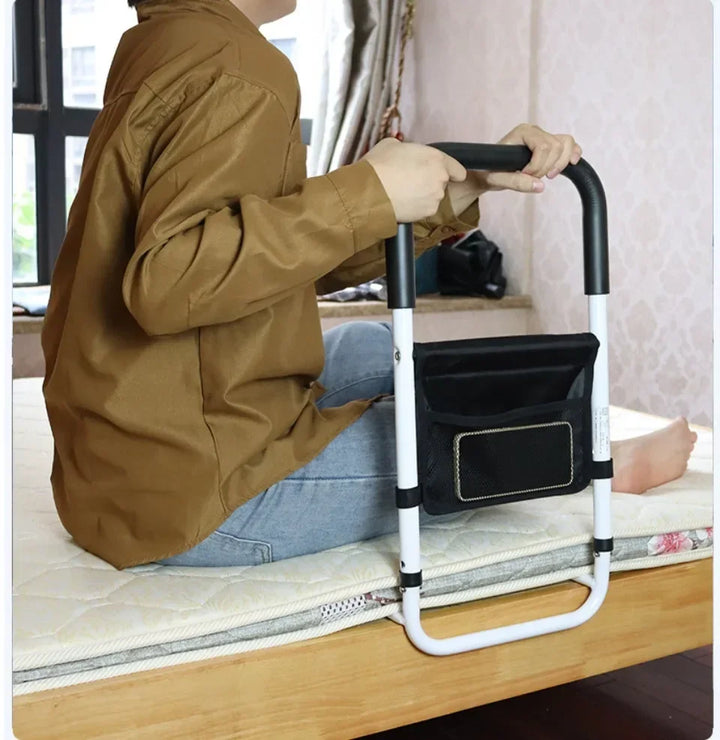 Bedside Rail with Sturdy Fall Protection and Assistance Features - BritishMode