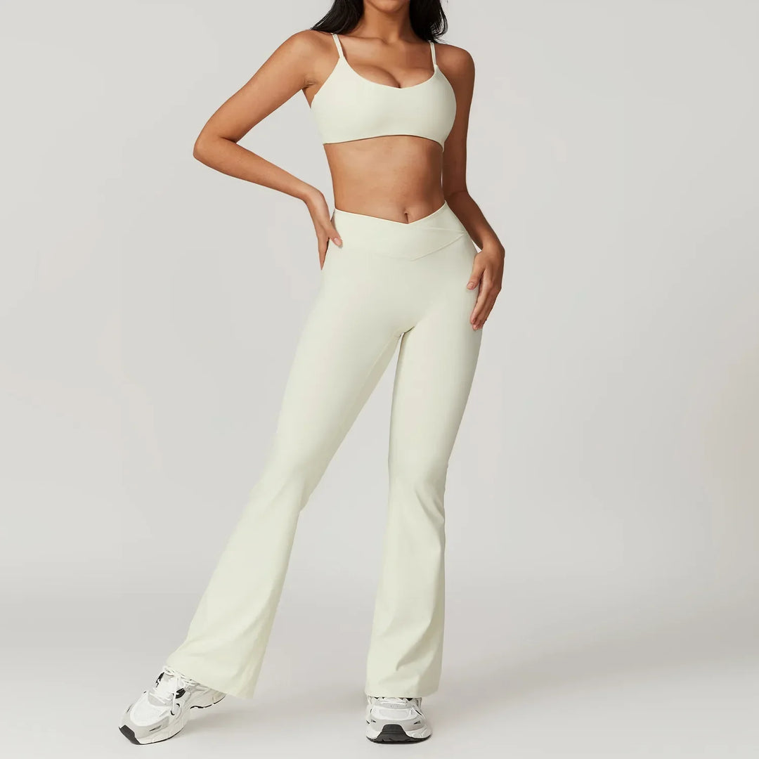 Womens 2-Piece Yoga Set Sports Bra and Tight Pants