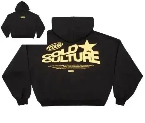Unisex Hooded Sweatshirt with Graphic Print Relaxed Fit