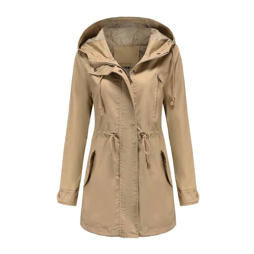 Womens Waterproof Parka Coat Adjustable Fit - BritishMode