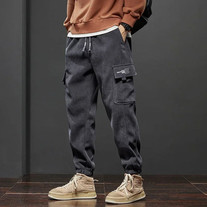 Mens Casual Pants Comfortable Fit Straight Leg