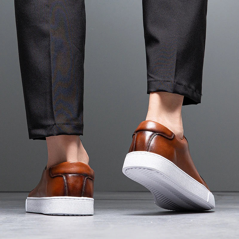 Mens Leather Dress Shoes Classic Fit