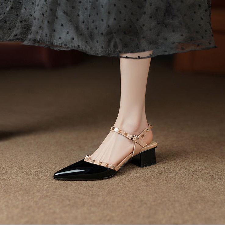 Womens Heeled Shoes Elegant Design
