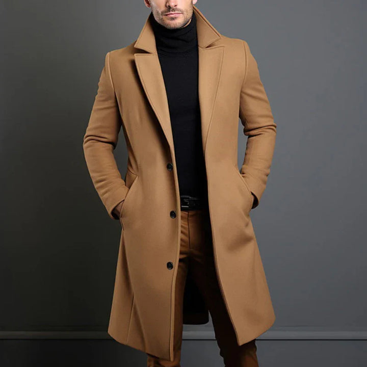 Mens Wool Winter Coat Classic Fit - BritishMode