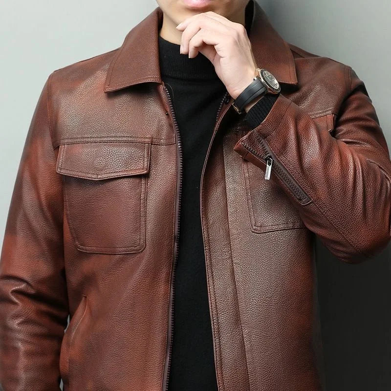 Womens Leather Jacket Classic Fit
