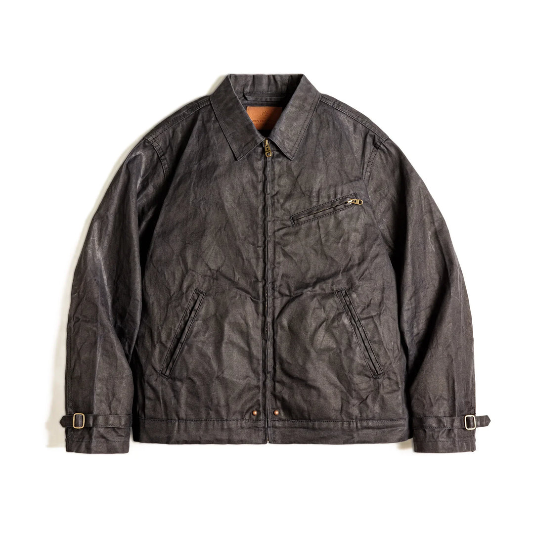 Mens Waterproof Canvas Jacket Fitted