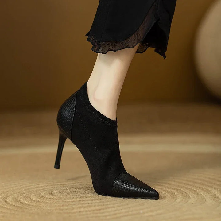 Womens Leather Heels Classic Fit
