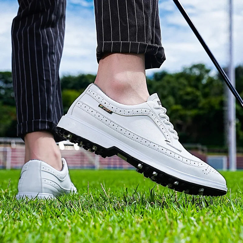 Mens Golf Shoes Durable Comfortable Fit