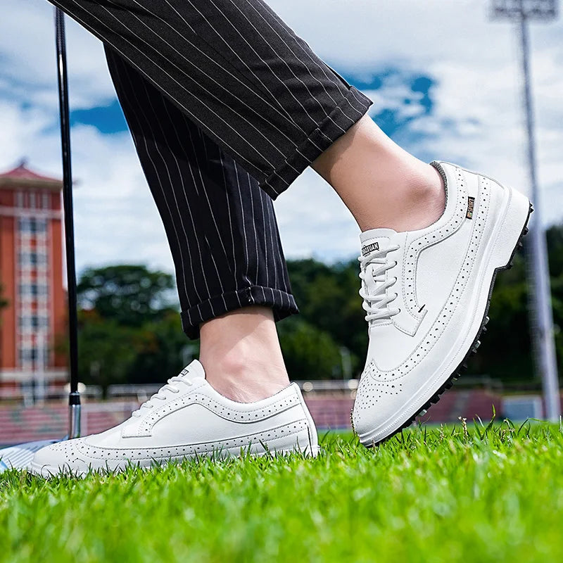 Mens Golf Shoes Durable Comfortable Fit