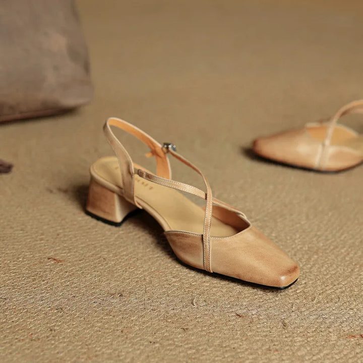 Womens Heels Genuine Leather Classic Fit