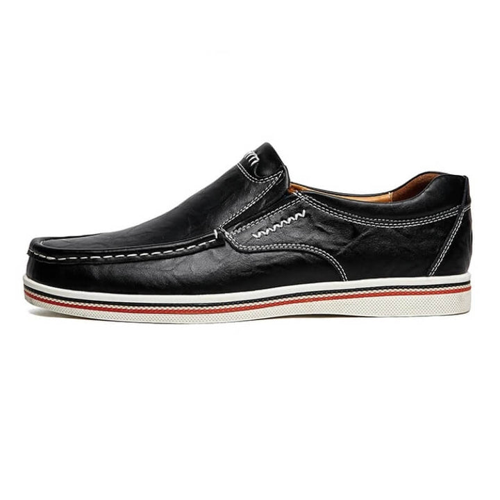 Mens Slip-On Moccasin Leather