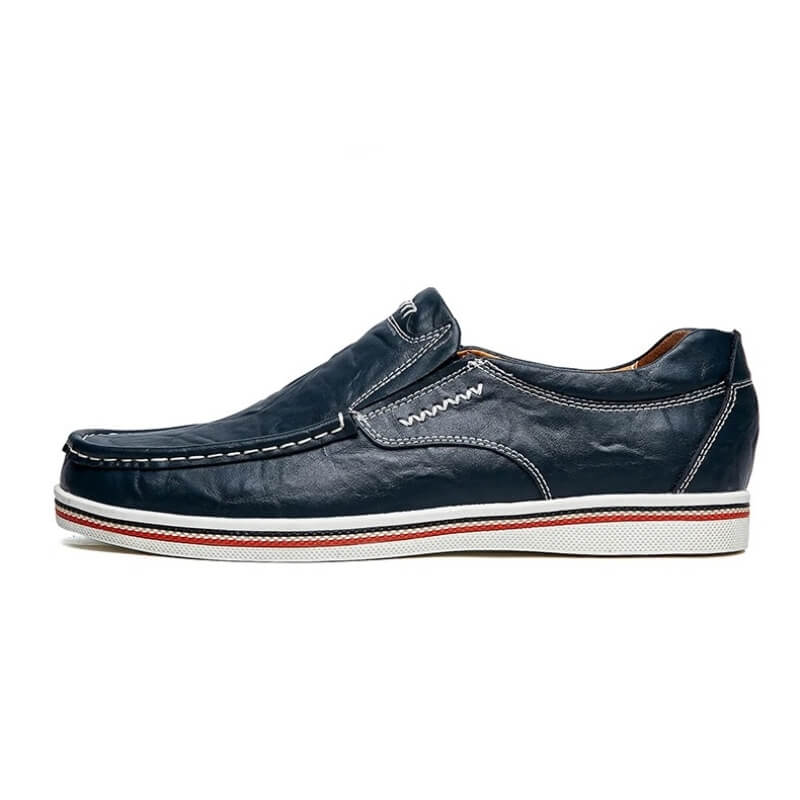 Mens Slip-On Moccasin Leather