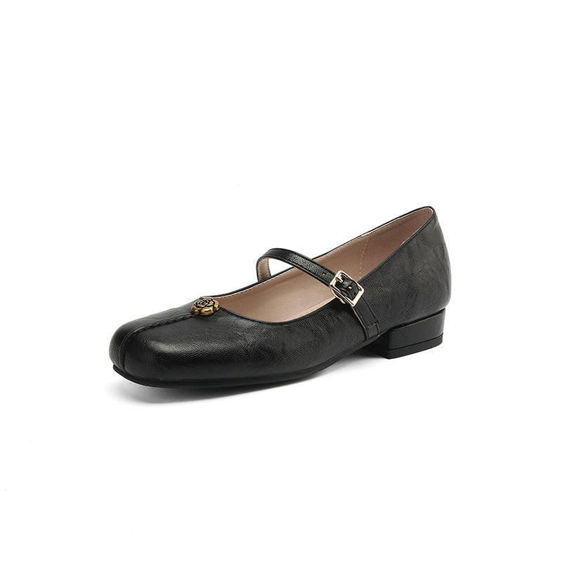 Womens Ballet Flats Spring Strap Design