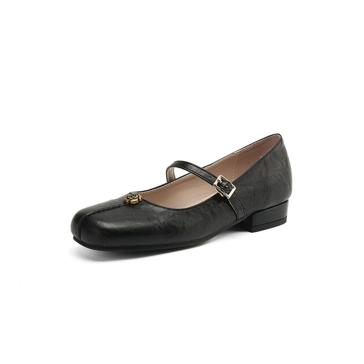 Womens Ballet Flats Spring Strap Design