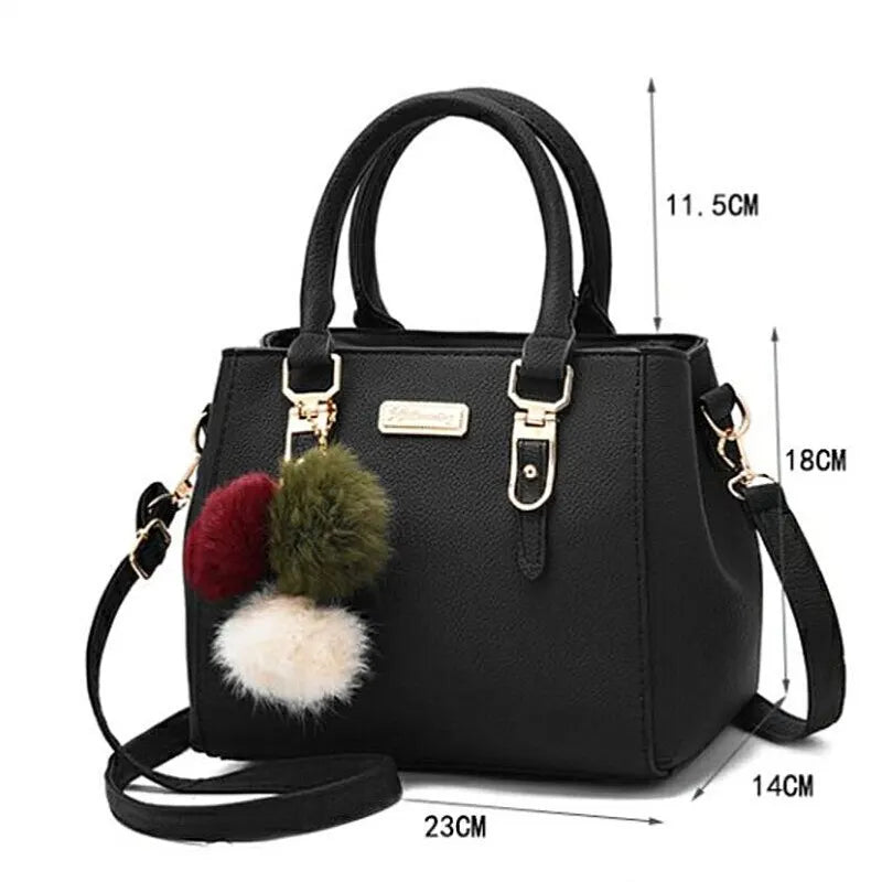 Womens Shoulder Bag Vegan Leather Structured Fit