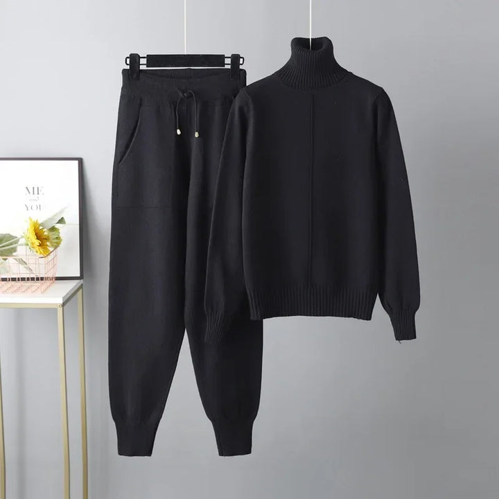 Womens Knit Two-Piece Outfit Cozy Fit