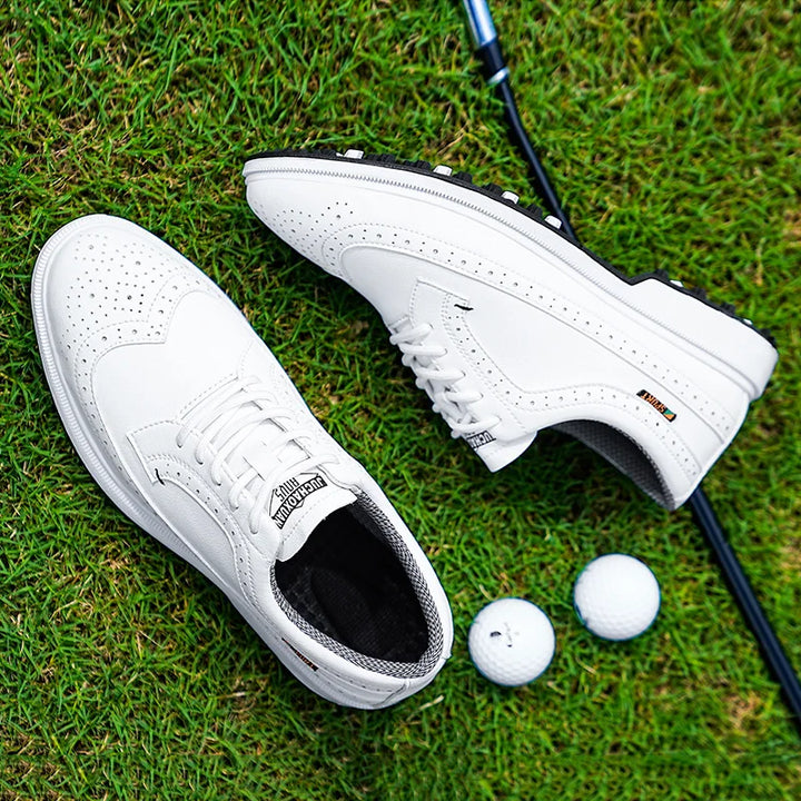 Mens Golf Shoes Durable Comfortable Fit