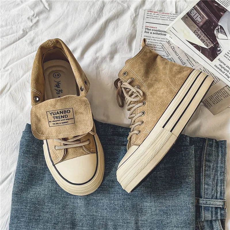 Unisex Ankle Boots Faux Suede Comfortable Fit