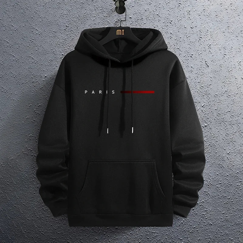 Mens Hooded Sweatshirt Cozy Classic Fit - BritishMode