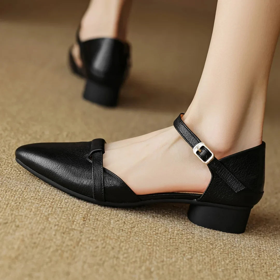 Womens Heels Genuine Leather Classic Fit