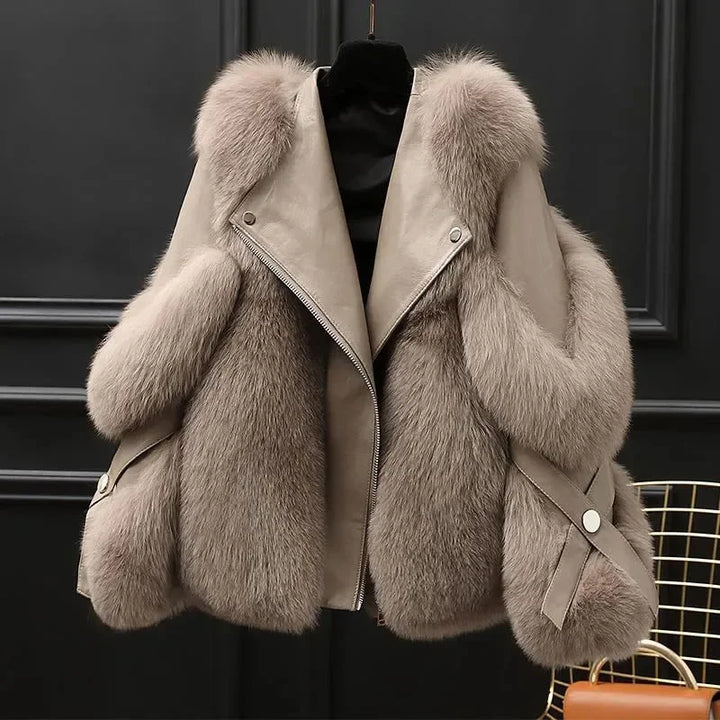 Womens Parka Coat Faux Fur Warm Winter
