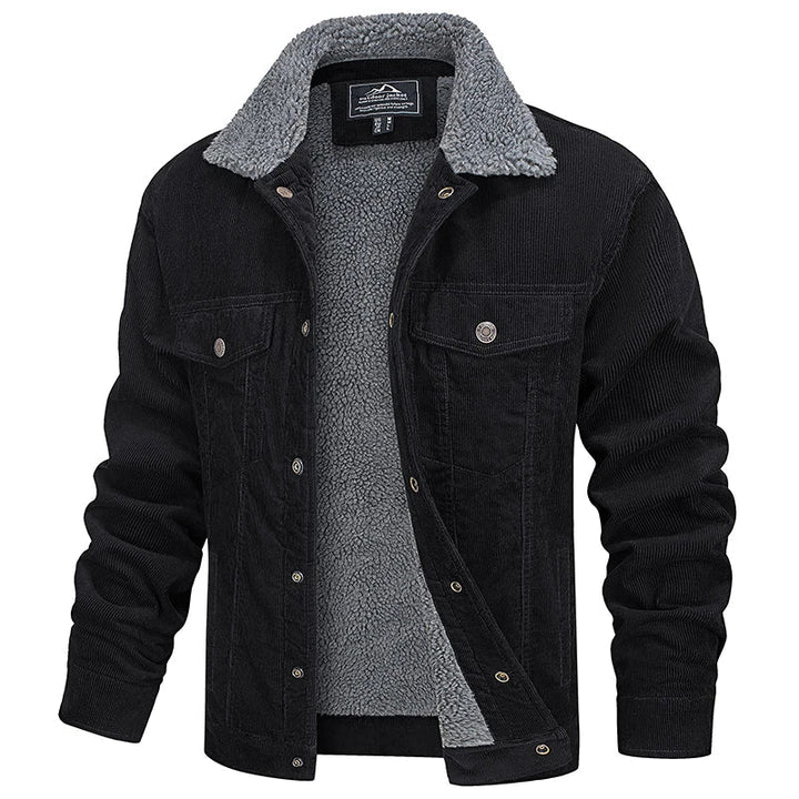 Mens Corduroy Jacket Cotton Rugged Fit