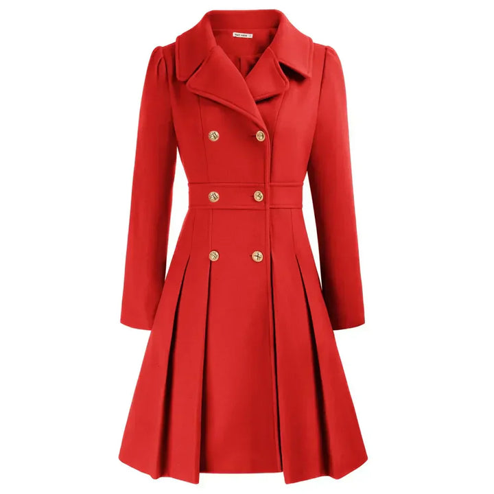 Womens Wool Peacoat A-Line Stylish Fit