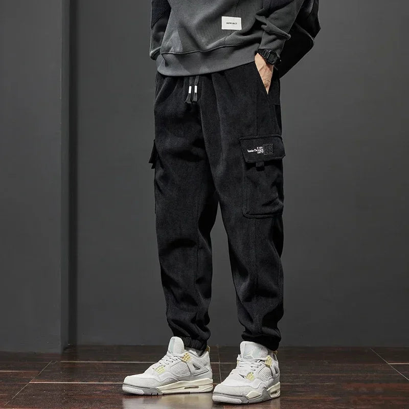 Mens Casual Pants Comfortable Fit Straight Leg
