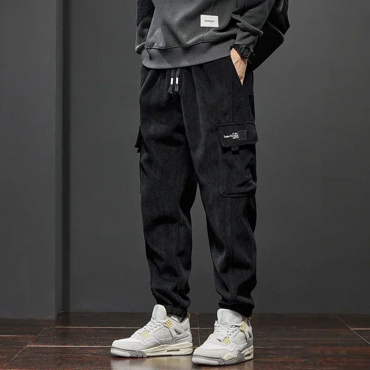 Mens Casual Pants Comfortable Fit Straight Leg