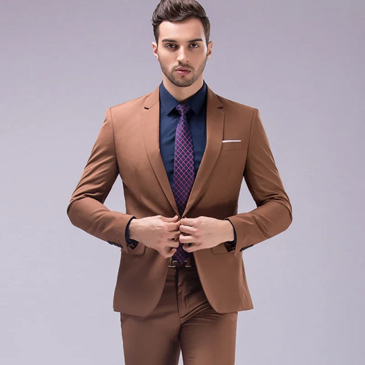 Mens Formal Business Jacket Smart Fit