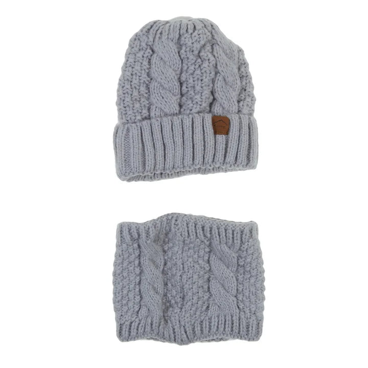 Womens Knit Hat and Scarf Set Warm Soft