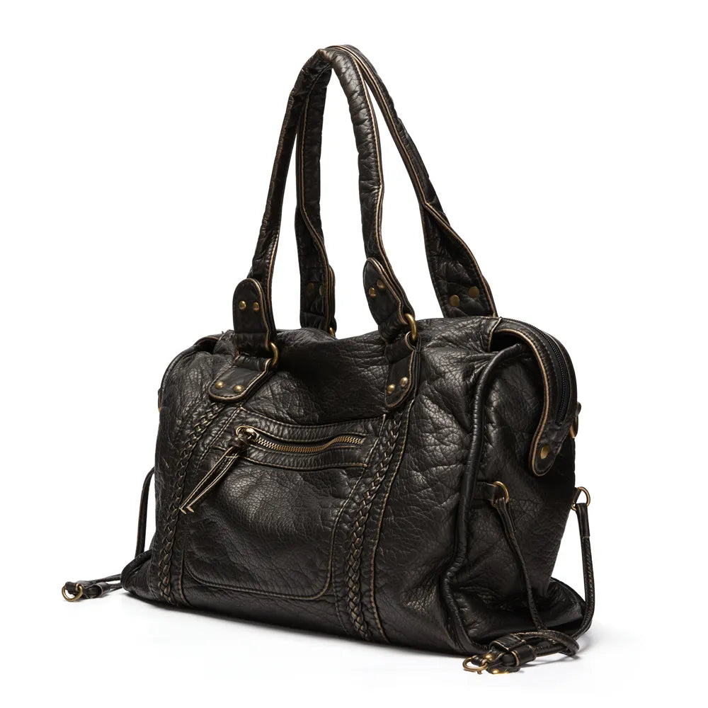 Womens Handbag Leather Structured Style