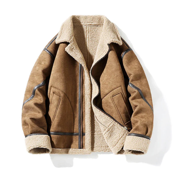 Mens Shearling Jacket with Wool Lining - BritishMode