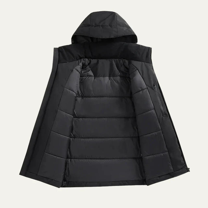 Mens Technical Hooded Jacket Streamlined Fit