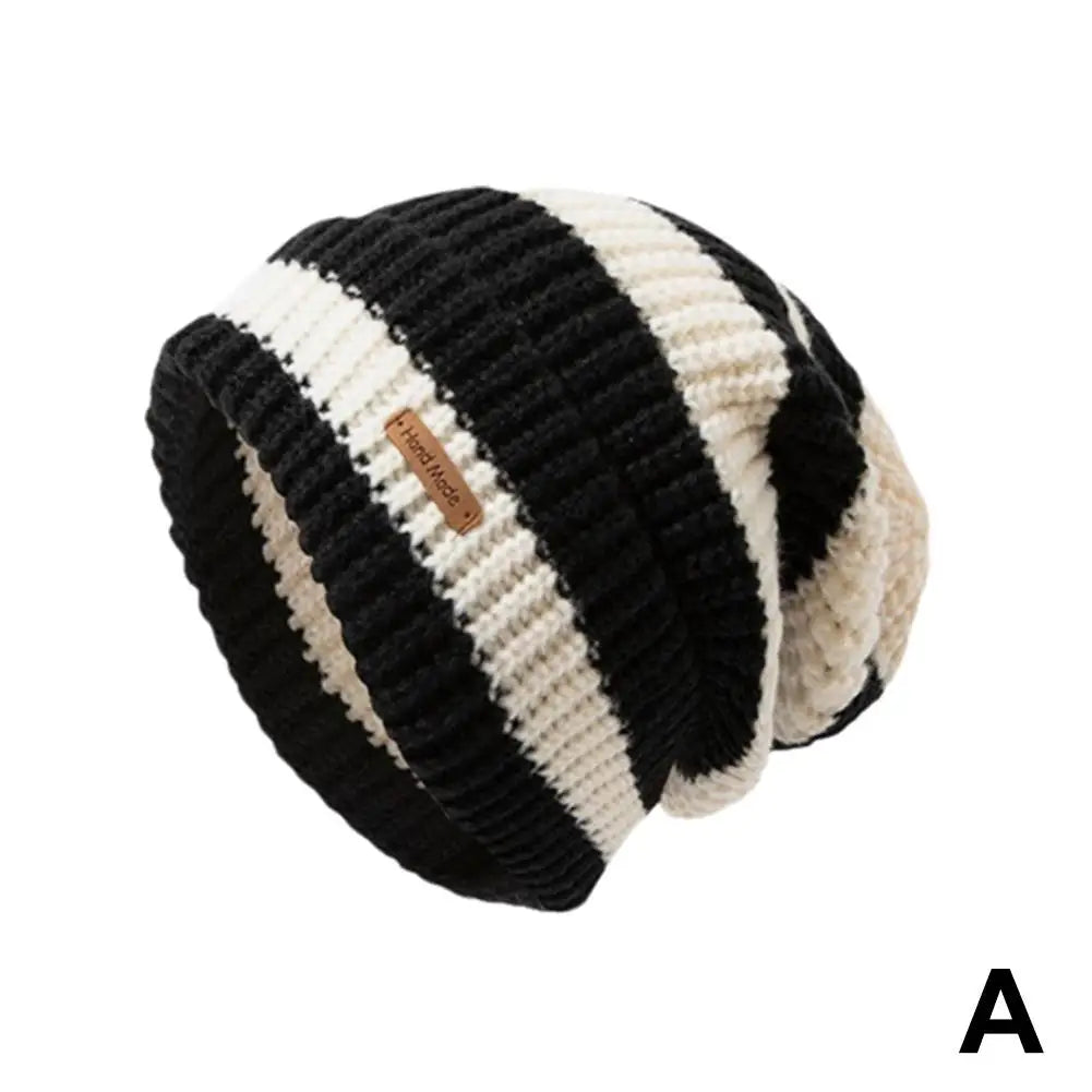 Unisex Winter Beanie Double Layer Fuzzy Warm