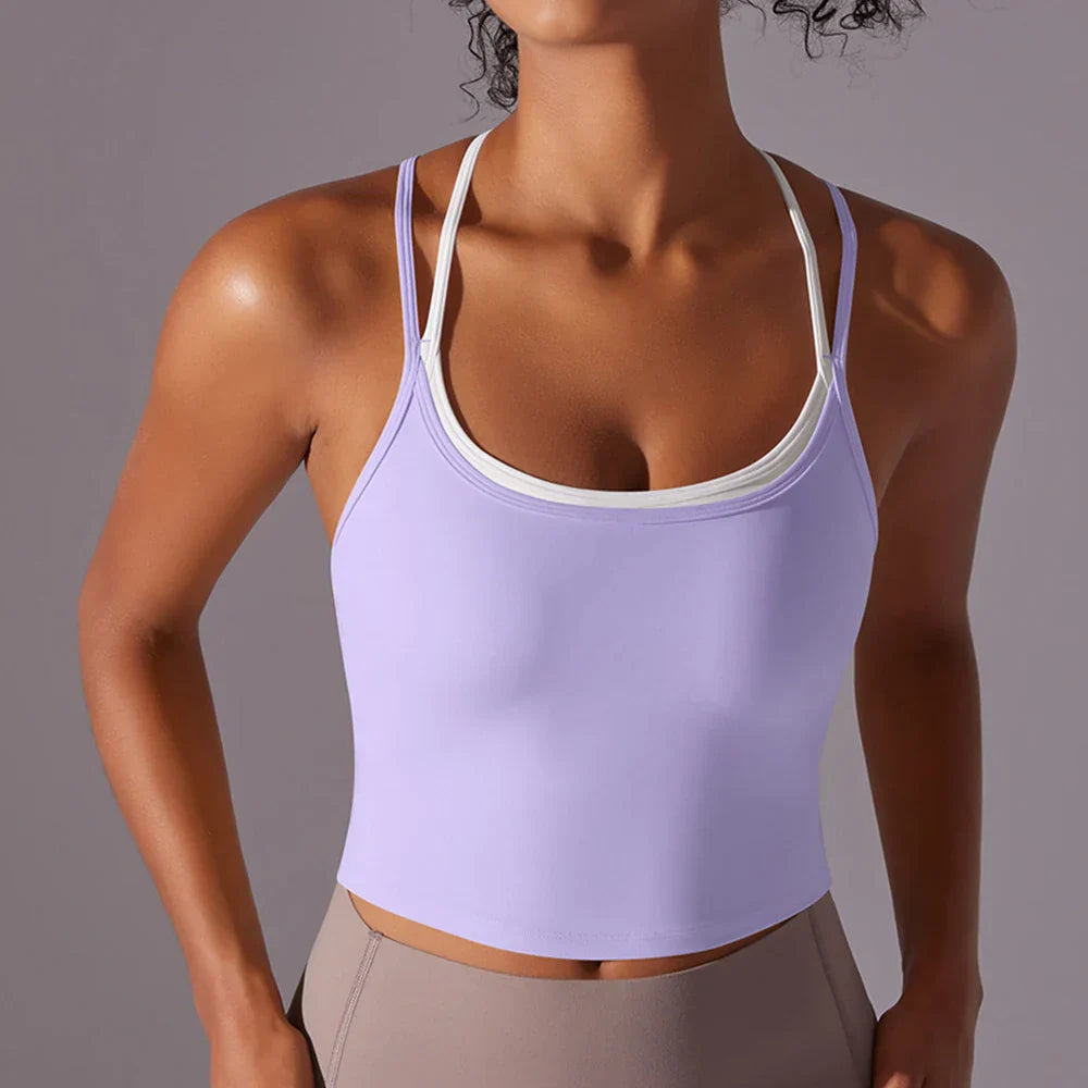 Womens Sports Bra Padded Supportive Fit