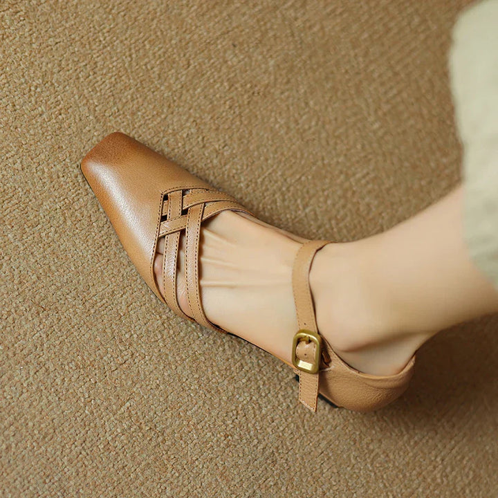 Womens Heels Genuine Leather Classic Fit