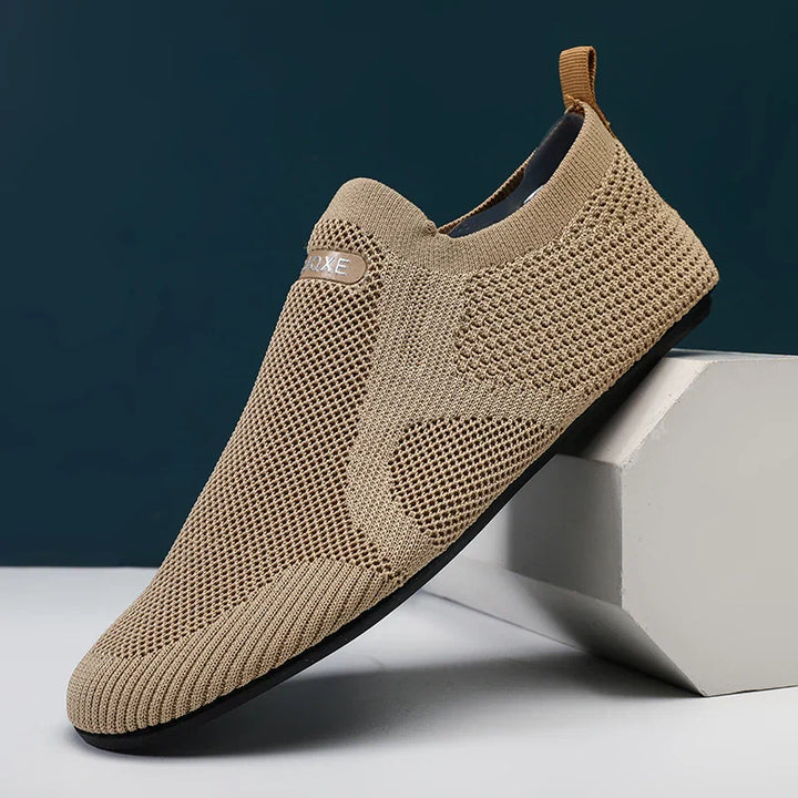 Mens Loafers Mesh Upper Slip-On - BritishMode