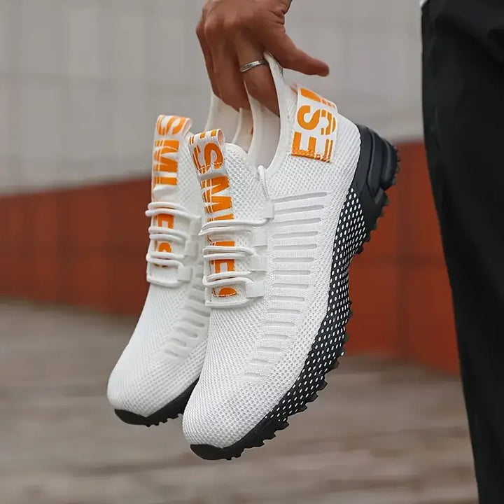 Mens Athletic Sneakers Breathable Mesh Upper