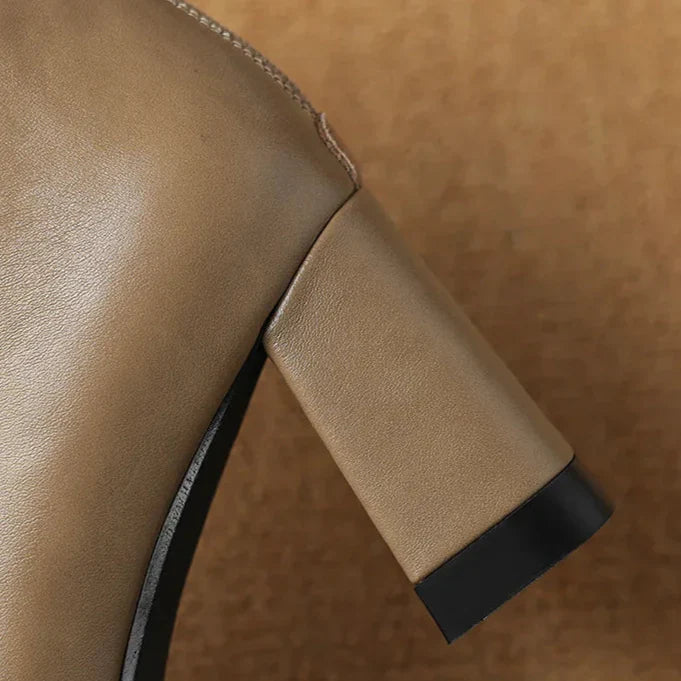 Womens Genuine Leather Boots Classic Fit