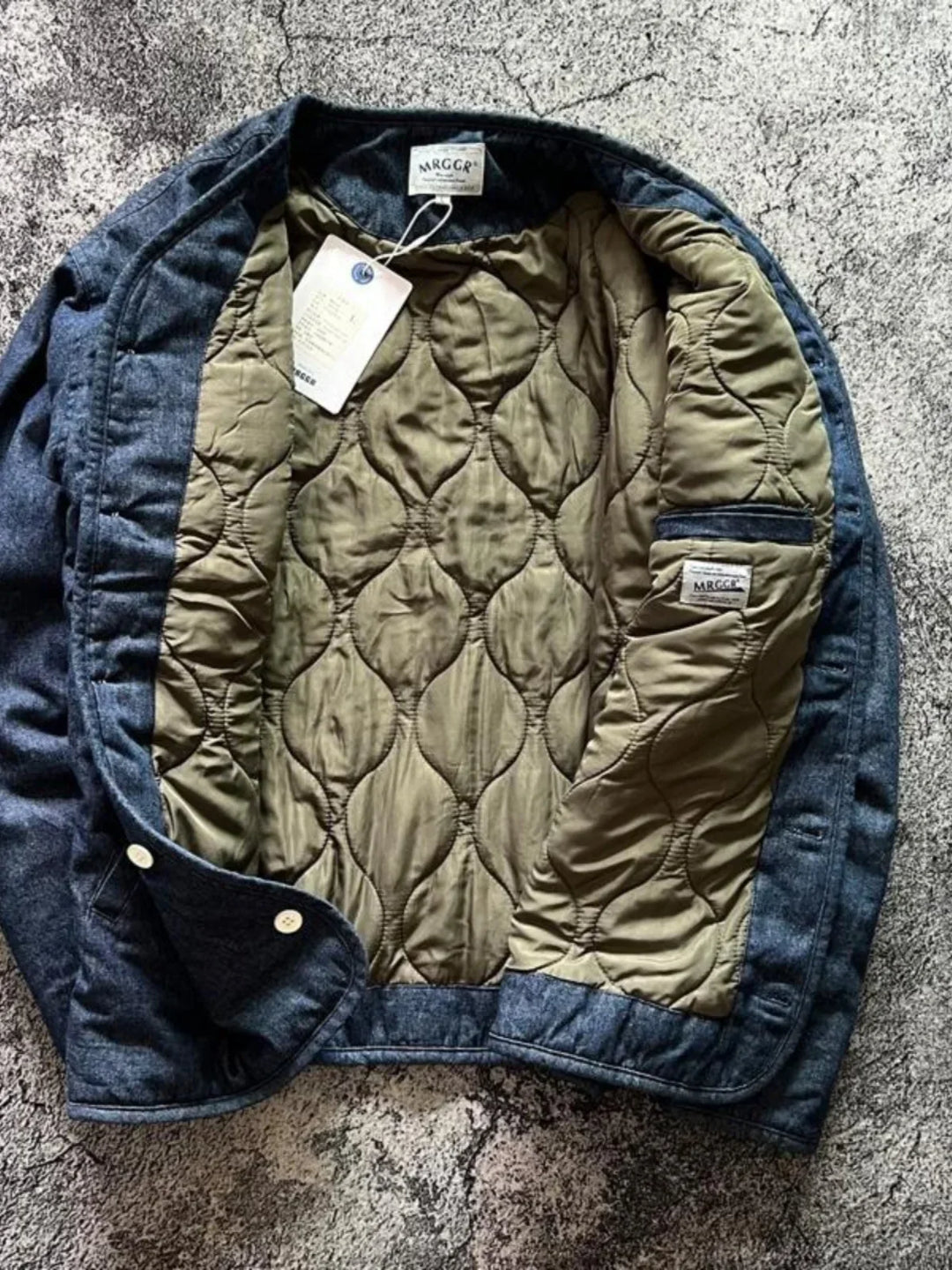 Mens Heavyweight Jacket Crew Neck Classic Fit - BritishMode
