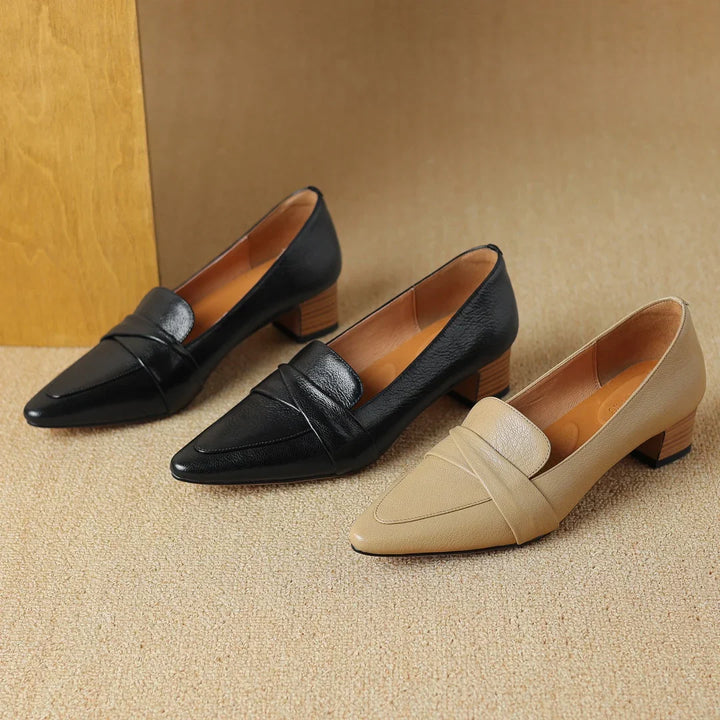 Womens Pumps Genuine Leather Classic Fit