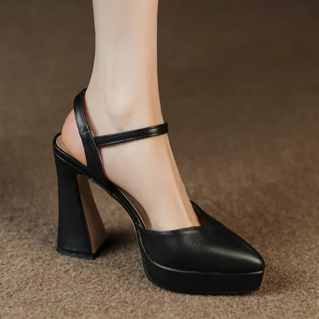 Womens Heeled Shoes Classic Style