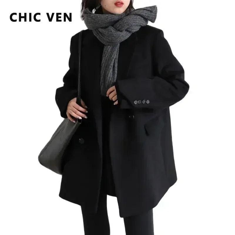 Womens Wool Coat Warm Fit Winter - BritishMode