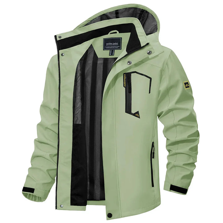 Mens Windbreaker Jacket Waterproof Breathable Lightweight