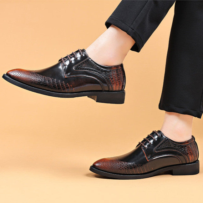 Mens Leather Dress Shoes Classic Fit