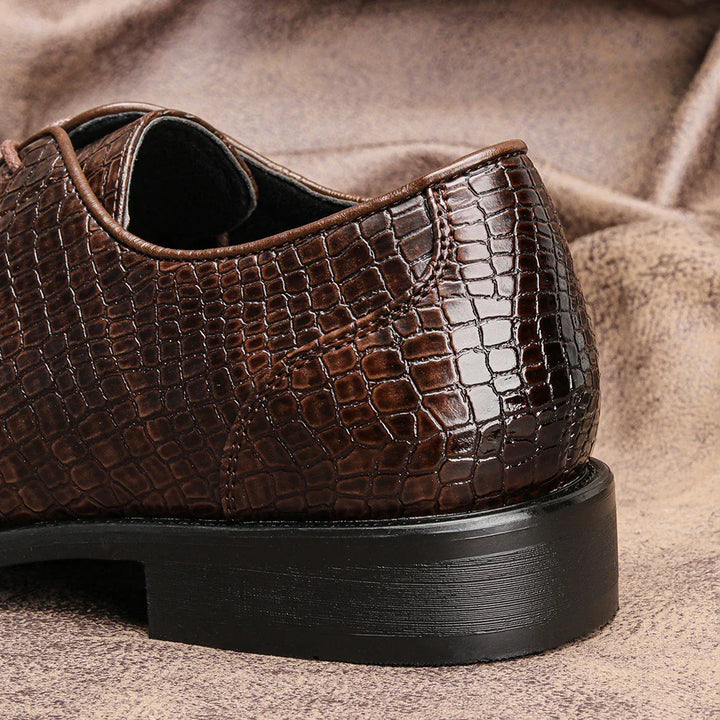 Mens Leather Oxford Dress Shoes