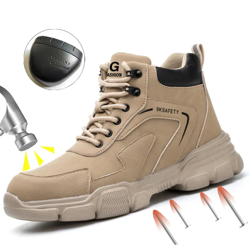 Mens Safety Work Boots Waterproof Durable - BritishMode