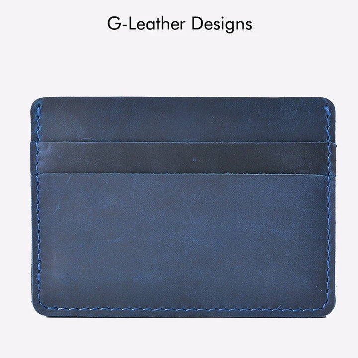 Unisex Leather Card Wallet Slim Design
