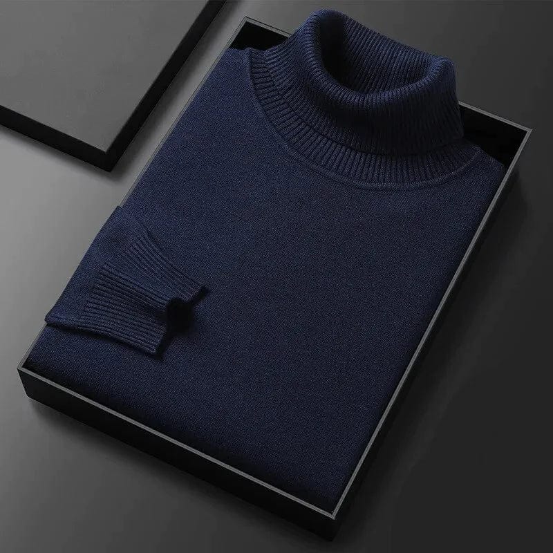 Mens Crew Neck Sweater Warm Knit